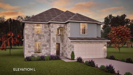New construction Single-Family house 415 S Hemingway Lp, Liberty Hill, TX 78642 plan Snowmass - image