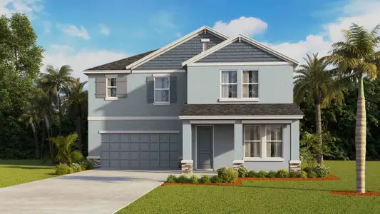 New construction Single-Family house 2637 Warren Acres Blvd, Wesley Chapel, FL 33543 null- photo 1 1