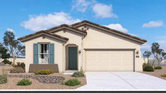 New construction Single-Family house 7210 E Cottonmouth Dr, San Tan Valley, AZ 85143 plan Bluebell - image