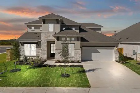 New construction Single-Family house 1001 Ellensburg Dr, Georgetown, TX 78633 plan Zavalla - image