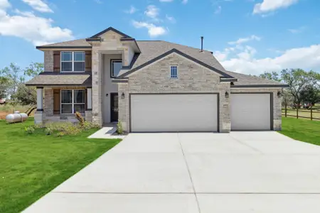 New construction Single-Family house 21039 Jordans Rnch, San Antonio, TX 78264 Reagan- photo 0