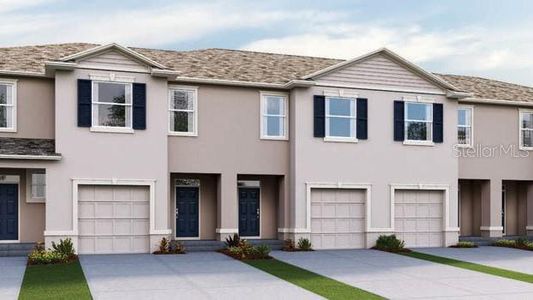 New construction Townhouse house 1481 Isleta Loop, Kissimmee, FL 34741 - photo 0