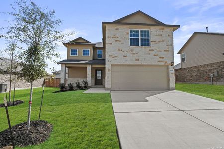 New construction Single-Family house 619 Fluted Shls, Cibolo, TX 78108 plan The Bowen - image
