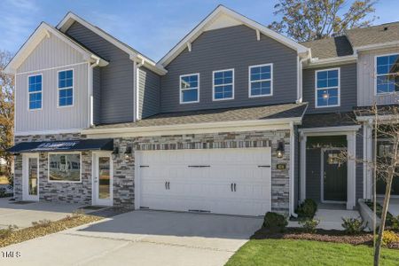 New construction Townhouse house 718 Apple Churn Dr, Fuquay Varina, NC 27526 Savannah- photo 0