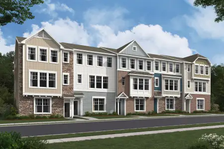 New construction Townhouse house 2923 Richardson Rd, Apex, NC 27502 plan Brockwell - image