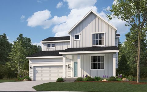 New construction Single-Family house 786 Sawdust Drive, Brighton, CO 80601 Rainier- photo 0