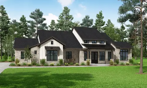 New construction Single-Family house 2001 Whispering Oaks Ln, Waller, TX 77484 plan Midland - image