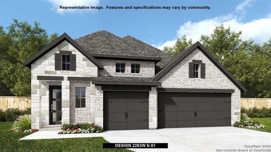 New construction Single-Family house 929 Teakmill Trail, San Marcos, TX 78666 2263W- photo 0