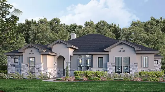 New construction Single-Family house 209 Bold Sundown, Liberty Hill, TX 78642 plan Siena II - image