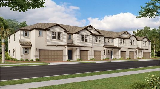 New construction Multi-Family house 8864 Coqui Song Ln, Land O' Lakes, FL 34637 plan Mulberry - image