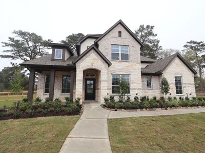 New construction Single-Family house 21918 Hibiscus Hedge Trl, Tomball, TX 77377 plan Salado - Premier Collection - image