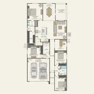 New construction Single-Family house 42905 W Peters Dr, Maricopa, AZ 85138 plan Lavender - image