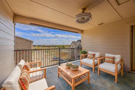 14' x 12' 3rd floor covered balcony with retractable sunscreen - View