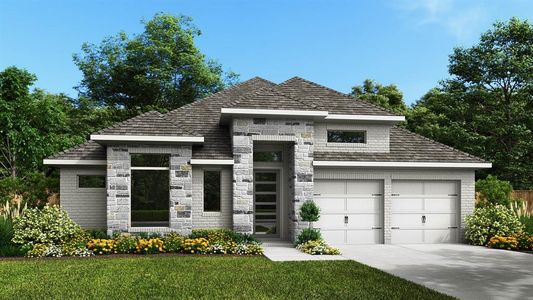 New construction Single-Family house 8819 Tenika Bay Ln, Cypress, TX 77433 2949W- photo 0