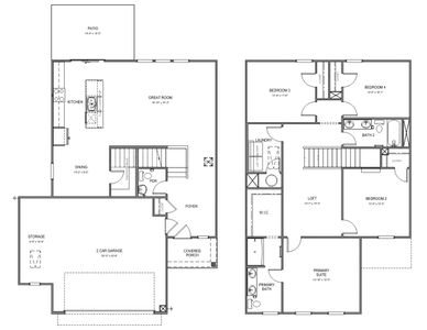 New construction Single-Family house 125 S Buggy Dr, Benson, NC 27504 plan The Shepherd - image
