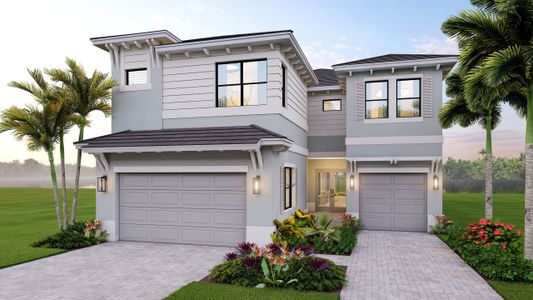 New construction Single-Family house 12874 Soaring Vw, Palm Beach Gardens, FL 33412 plan Celestia - image