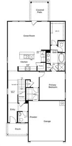 This floor plan features 4 bedrooms, 2 full baths, 1 half bath and over 2,400 square feet of living space.