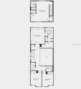 Structural options added include: first floor guest suite with full bath and walk in shower, game room with full bath above garage.