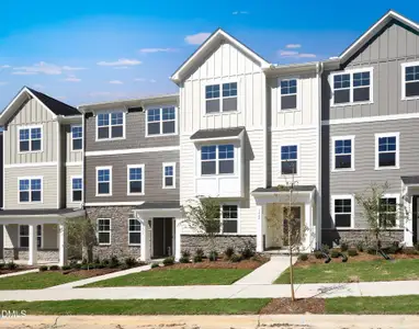 New construction Townhouse house 1460 Jay Rd, Knightdale, NC 27545 plan Bradley - image