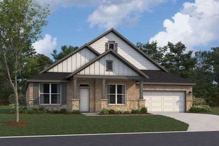 New construction Single-Family house 828 Sanger Ln, Leander, TX 78641 plan Angelina - image