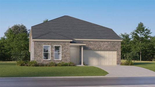 New construction Single-Family house 28614 Great Saddle Trail, Hockley, TX 77447 Steely- photo 0