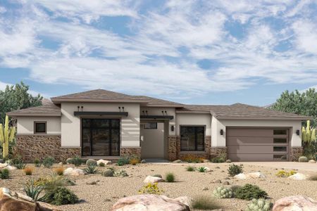 New construction Single-Family house 4125 W Prospector Wy, Buckeye, AZ 85396 plan The Pampano - image
