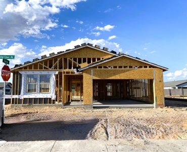 New construction Single-Family house 46984 W Old Timer Rd, Maricopa, AZ 85139 Sunflower- photo 1 1