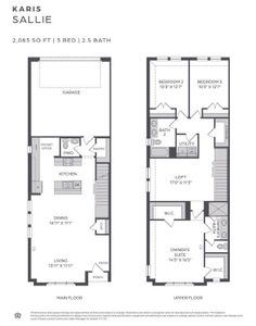 Our fabulous end unit Sallie floor plan is filled with windows that flood this home with natural light!