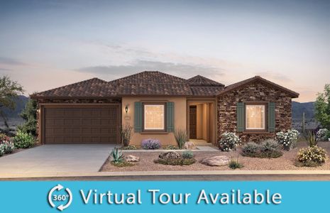 New construction Single-Family house 7646 W Mockingbird Way, Florence, AZ 85132 Voyage- photo 0