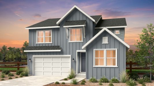 New construction Single-Family house 4273 Ridgewalk Pt, Castle Rock, CO 80108 Palisade- photo 0