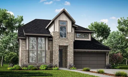 New construction Single-Family house 9437 Pacific Crest Ct, Porter, TX 77365 plan Heidelberg - image