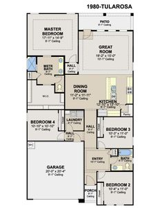 New construction Single-Family house 1921 Dean Dr, Harlingen, TX 78552 plan Tularosa - image