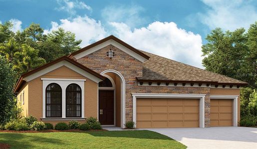 New construction Single-Family house 13172 Homestead Lane, Parrish, FL 34219 Biscayne I- photo 0