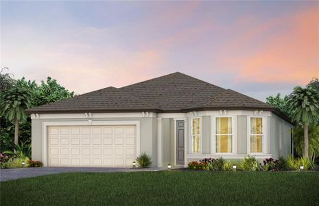 New construction Single-Family house 9364 Barrier Coast Trl, Parrish, FL 34219 Prosperity- photo 0