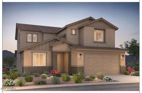 New construction Single-Family house 16706 W Whispering Wind Drive, Surprise, AZ 85387 Prato- photo 0