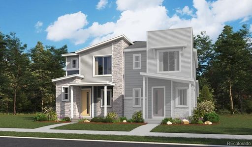 New construction Duplex house 6588 N Nepal Court, Aurora, CO 80019 - photo 0