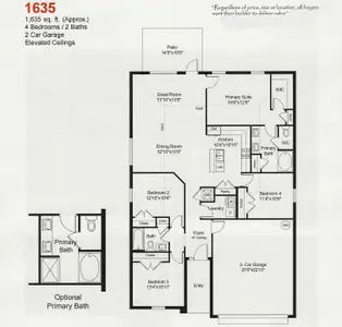 New construction Single-Family house 5041 Teather St, Spring Hill, FL 34608 plan 1635- B - image