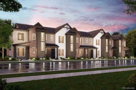 New construction Townhouse house 6710 Merseyside Ln, Castle Pines, CO 80108 - image