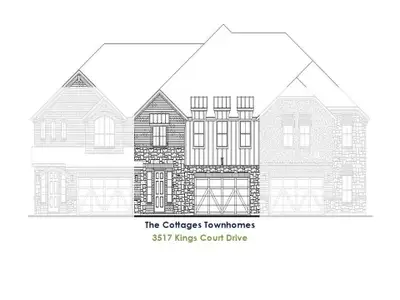 New construction Townhouse house 3517 Kings Court Dr, Lewisville, TX 75056 Building 26 Unit 2- photo 0