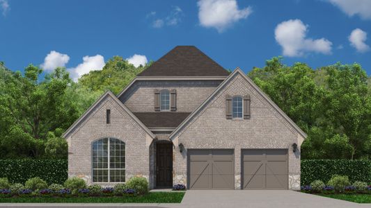 Plan 1145 Elevation A with Stone