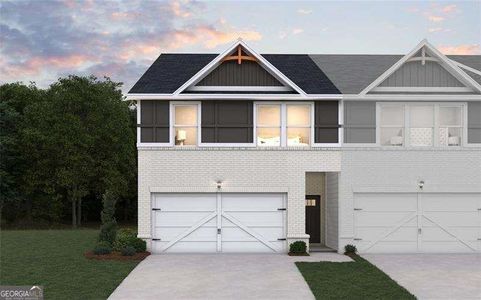 New construction Single-Family house 3248 Winding Waters Wy, Powder Springs, GA 30127 plan Monterey - image