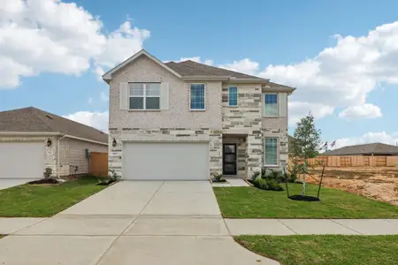 New construction Single-Family house 17418 Butterfly Orchid Ln, Waller, TX 77484 plan The Texoma (3L08) - image