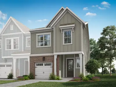 New construction Townhouse house 715 Latta Rd, Durham, NC 27712 plan Onslow - image