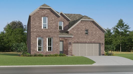 New construction Single-Family house 8916 San Carlos, Seguin, TX 78155 plan Bridle - image