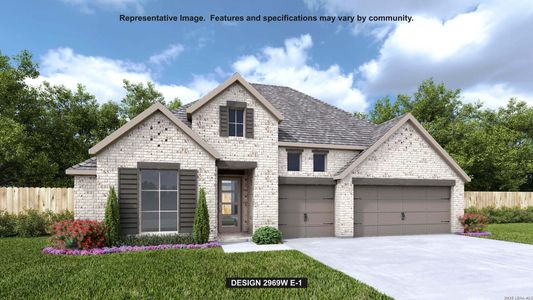 New construction Single-Family house 5217 Lottchen Ln, Schertz, TX 78154 plan 2969W - image