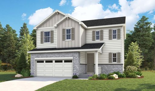 New construction Single-Family house 4196 Orangewood Dr, Johnstown, CO 80534 plan Coral II - image