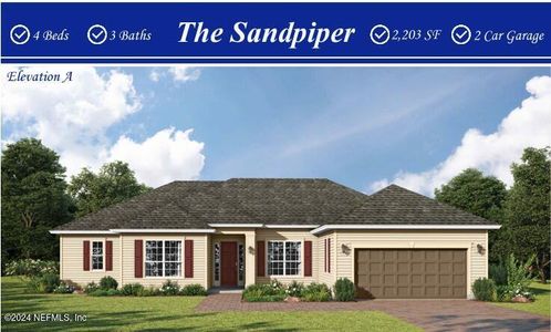 New construction Single-Family house 14289 Lons Pl, Unit 0010, Jacksonville, FL 32226 Sandpiper- photo 0 0