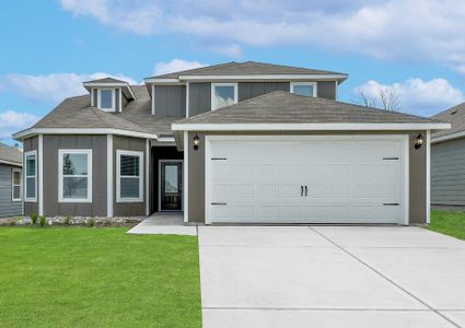 The Cypress floor plan is a beautiful two-story home.