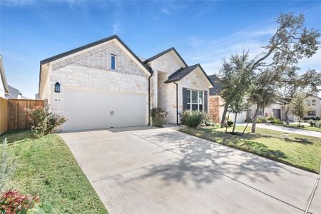 New construction Single-Family house 163 Cotton Tree Ter, Dripping Springs, TX 78620 plan Galloway - Capital Series - image