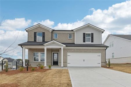 New construction Single-Family house 213 Soseby Lake Ln, Grayson, GA 30017 plan Johnson - image
